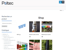 Tablet Screenshot of poltec.ch